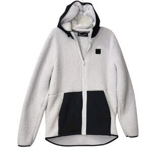UNDER ARMOUR MEN JACKET ZIP LONG SLEEVE SHERPA SPORTS ATHLETIC OUTDOOR SZ M